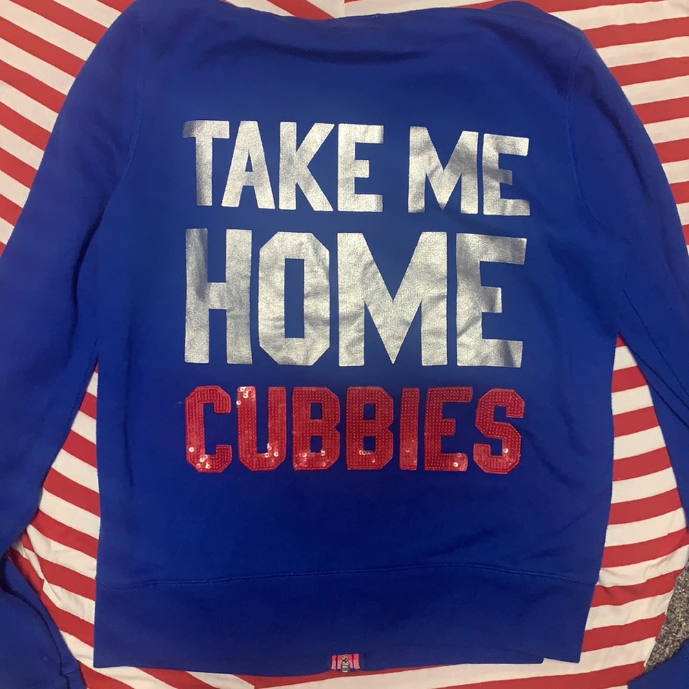 Chicago Cubs VS Pink Hoodie Zip Up